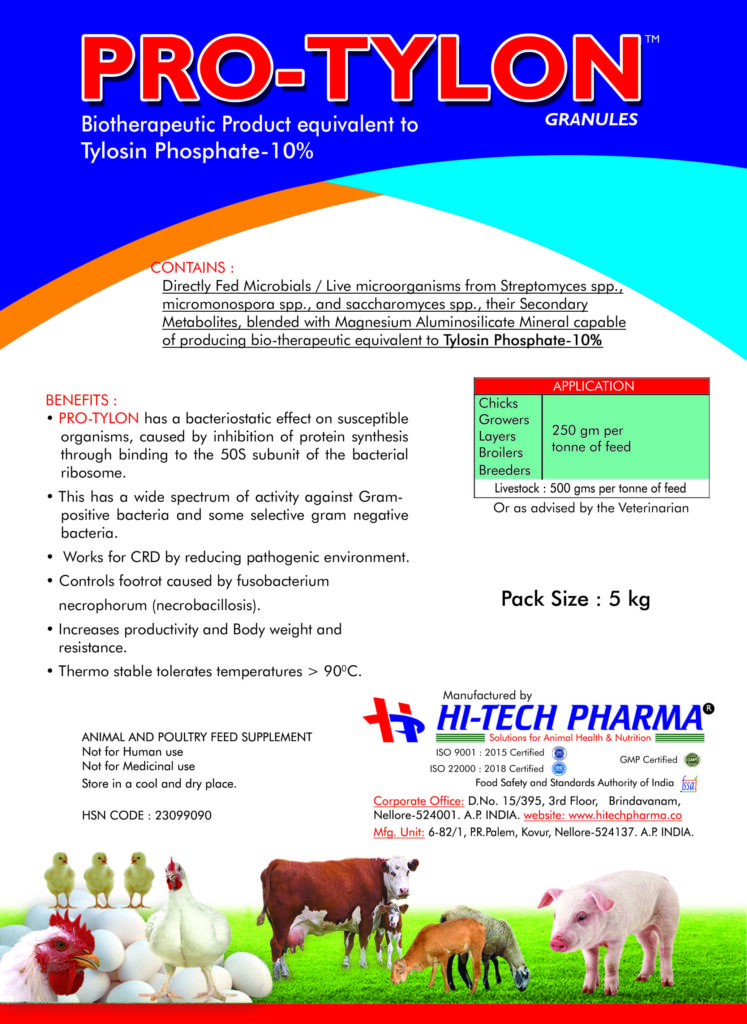 Pro-Tylon Granules: Bacteriostatic BioTherapeutics